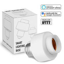 Smart WiFi Light Socket Lamp Holder for Led Bulb E27 E26 Google Home Echo Alexa Voice Control, Remote Control ON OFF 2024 - buy cheap
