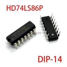 10 шт. HD74LS86P DIP14 HD74LS86 DIP SN74LS86N DIP-14 74LS86 SN74LS86AN Новый и оригинальный IC 2024 - купить недорого