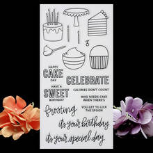 Happy Birthday NEW Transparent Clear Stamps Seal For DIY Scrapbooking/Decorative Stamp Bullet Journal Photo Album Card Making 2024 - buy cheap