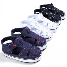 Летняя мягкая обувь для маленьких мальчиков и девочек 0-6 6-12 12-18 месяцев, детская повседневная обувь для первых шагов для мальчиков и девочек 0-18 месяцев 2024 - купить недорого