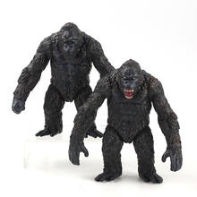 Экшн-фигурка животного гориллы орангутанга, 17,5 см, подвижная из ПВХ, милая Коллекционная модель животного, игрушки 2024 - купить недорого