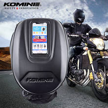 Komine-bolsa impermeable para tanque de aceite de motocicleta, bolsa de repuesto de sillín de moto, mochila con pantalla táctil Visual, Correa magnética fija 2024 - compra barato