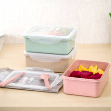 Healthy Material Lunch Box Microwave Wheat Straw Bento Boxes Microwave Dinnerware Food Storage Container Office Lunch box 2024 - buy cheap