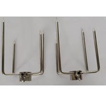 2x Stainless Steel BBQ Spit Fork Roaster Beef Pork Barbecue Accessories 2024 - buy cheap