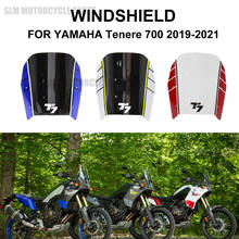 Acessórios da motocicleta para yamaha tenere 700 t700 xtz 700 2019 2020 2021 windshield defletor protetor de tela vento capa 2024 - compre barato