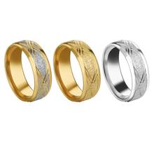 Strass anel de dedo para homem 8mm anéis de aço inoxidável para homens noivado casamento bandas masculino jóias tamanho 6.5-11.5 2024 - compre barato
