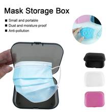 Caixa de armazenamento portátil para máscaras, à prova de poeira e umidade, portátil, pasta de armazenamento temporário para conta de sinais 2024 - compre barato
