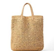 Casual Straw Bags Large Capacity Women Tote Designer Brand Lady Rattan Shoulder Bags Woven Wicker Handmade Summer Beach Purses 2024 - buy cheap