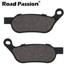 Motorcycle Rear Brake Pads for Harley FXDC Super Glide Custom 2008 2009 2010 2011 2012 2013 2014 FXDB Street Bob 2008-2017 2024 - buy cheap