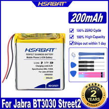 Hsabat bateria ahb392128 de 200mah, para jabra bt3030 street2 fone de ouvido log itech baterias de headset sem fio 2024 - compre barato