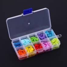 120pcs/Box 10 Colors Knitting Accessories Crochet Locking Stitch Markers Dropshipping 2024 - buy cheap