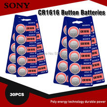 30Pcs sony 1616 3V 100% Original Lithium Battery For car key watch remote control toy 1616 ECR1616 GPCR1616 Button Battery coin 2024 - buy cheap
