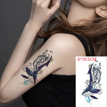 Waterproof Temporary Tattoo Sticker ins Astronaut blue whale musical note Body Art Flash Tatto Fake Tatoo for Women Men 2024 - buy cheap