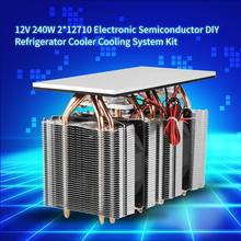 240 w DIY Geladeira Refrigerador 2*12710 Refrigeração Eletrônico Semicondutor 12 v Kit DIY Sistema De Refrigeração Refrigerador Geladeira 2024 - compre barato