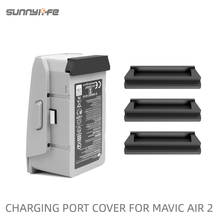 3 шт. Mavic Air 2 защита порта для зарядки аккумулятора силиконовая Пылезащитная Крышка для DJI Mavic Air 2 2024 - купить недорого