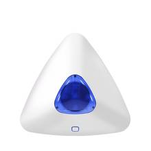 Sirene estroboscópica sem fio, sirene estroboscópica com buzina de luz azul para sistema de alarme gsm wi-fi g90b plus s2g para segurança doméstica 2024 - compre barato