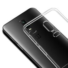Transparent TPU Phone Back Cover Case for OnePlus 6 Ultra Thin Crystal Silicon Case for OnePlus6 1+6 One Plus 6 Clear Case 2024 - buy cheap