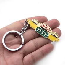 American TV show Friends Keychain Central Perk Coffee Time Pendant Key Chain For Best friend Car Keyring Jewelry Men Gift 2024 - buy cheap