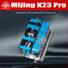 Универсальный держатель печатной платы Mijing K23 Pro, приспособление для зажима материнской платы с двумя валами для ремонта микросхем BGA и пайки телефона, удаление клея 2024 - купить недорого
