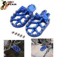 Motorcycle Foot Pegs FootRest Footpegs Rests Pedals For Kawasaki KLX400R KLX 400R 400 2003-2004 RM 125 RMX RMZ 250 400S E 400SM 2024 - buy cheap