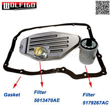 WOLFIGO-filtro de transmisión 4WD, junta de sartén para CHRYSLER Dodge Durango 5013470AE,5015267AC,FT1223, 45RFE 545RFE 68RFE, nuevo, 1 ud. 2024 - compra barato