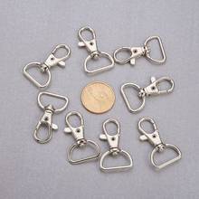 20Pcs 360° Swivel Trigger Snap Hooks Lobster Claw Clasp D Ring Keychain Findings F3MF 2024 - buy cheap