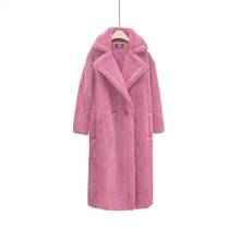 2020 Winter Faux Fur Teddy Coat Women High Street Oversized Teddy Jackets And Coats Ladies Outwear LambsWool Coat cwf0004-5 2024 - buy cheap