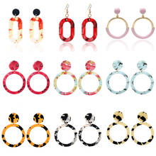 2020 Acrylic Earrings For Women Statement Geometric Bohemian Earrings Multicolor Drop Dangle Earrings Jewelry. 2024 - buy cheap