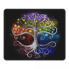 Tree Of Life Silver Swirl Unique Mouse Pad Vikings Lockedge MousePad Natural Rubber Computer Keyboard Desk Pad 2024 - buy cheap