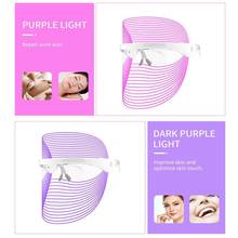 7 Colors LED Mask Red Light Therapy Skin Rejuvenation Device SPA Anti Treatment Whitening Home Face Aging Massager Skin Bea Q5O5 2024 - купить недорого