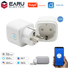 16A EU Smart Wifi Power Plug Energy Monitor Timer Smart Home House Wifi Wireless Socket Outlet for Alexa Google Home by Tuya App 2024 - buy cheap