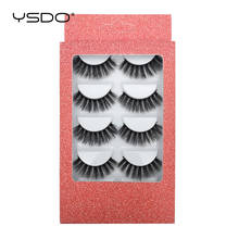 YSDO 5 pairs eyelashes dramatic fluffy mink eyelashes makeup 3d mink lashes natural fake lashes cilios maquiagem false eyelashes 2024 - buy cheap