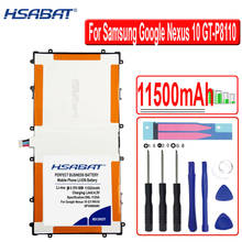 Hsabat bateria 11500mah sp3496a8h, bateria para samsung google nexus 10 drive ha32arb autêntico tablet 2024 - compre barato