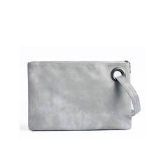 Fashion solid women's clutch bag leather women envelope bag clutch evening bag female Clutches Handbag Immediately shipping 2024 - buy cheap