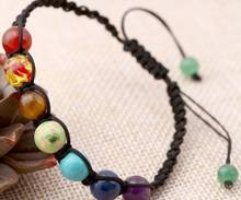 8mm wf rainbow ball bead adjusted Charm Bracelet Onyx Stone bead essential oils diffuser women men gift 2024 - buy cheap