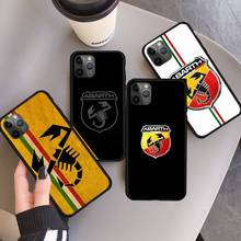 Italy Sports car-abarth logo Soft Phone Case for iPhone 11 12 pro XS MAX 8 7 6 6S Plus X 5S SE 2020 XR mini 2024 - buy cheap