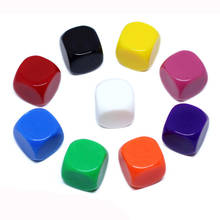 10 pcs/set 6 Sided Solid Dice Funny Puzzle Game Send Children 16mm DIY Education Dice 2024 - buy cheap