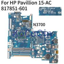 KoCoQin-placa base para portátil HP Pavillion 15-AC Core N3700 SR29E, 816812-001, 816812-601, ABQ52, LA-C811P 2024 - compra barato
