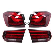 For M4 GTS Design Dynamic Full LED Tail Lights with Sequential Turn Signal Fit for BMW 3 Series F30 M3 F80 2012-2019 2024 - buy cheap