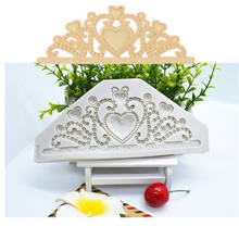 Luyou molde de silicone para decoração de bolo, coroa, tiara, chocolate, sabonete, fondant, bolo, ferramentas de cozinha, ferramentas de decoração do bolo fm741, 1 peça 2024 - compre barato