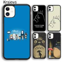 Krajews Ghibli My Neighbor Totoro Phone Case Cover For iPhone 5s 6s 7 8 plus X XS XR 11 12 pro max Samsung Galaxy S8 S9 S10 Plus 2024 - buy cheap