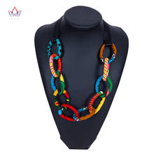 Wholesale African Handmade Multi Strand Color Necklaces & Pendants For Women Choker Statement Necklace Christmas Gift WYb666 2024 - buy cheap