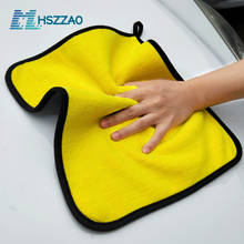 30x30/40/60CM Car Wash Microfiber Towel Car Cleaning Drying Cloth Hemming Car Care Cloth Detailing Car Wash Towel 2024 - купить недорого