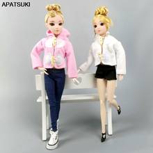 Fashion Handmade Hoodie For Barbie Doll Coat Outfits Fashion Doll Clothes For Blythe 1/6 Dolls Accessories Kids Toy Xmas Gift 2024 - buy cheap