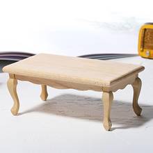 1/12 Cute Miniature Furniture Model Teatable Coffee Table Living Room Toy Decor Kids Educational Toys for Children Gifts 2024 - buy cheap