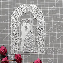 Couple Lover Heart Frame Wedding Scrapbooking Metal Cutting Dies Craft Embossing Stamp Stencil Paper Card Making Template DIY 2024 - buy cheap