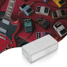 Caixas de alumínio fundido gabinete pedal efeitos para casos de efeito guitarra titular 100*50*22mm tamanho 2024 - compre barato