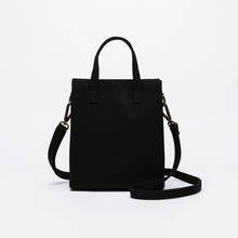 New messenger small bag female Korean version ins student shoulder bag simple solid color canvas bag 2024 - buy cheap