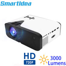 Портативный 3D-проектор Smartldea UB20, 3000 люмен, 1280x720p, поддержка 1080p, домашний кинотеатр 2024 - купить недорого