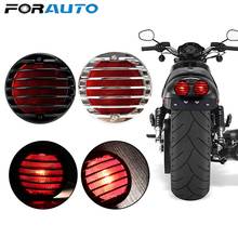 Farol de freio para motocicleta, acessório universal de parada traseira para motocicleta, montagem lateral, lâmpada com suporte da placa de identificação 2024 - compre barato